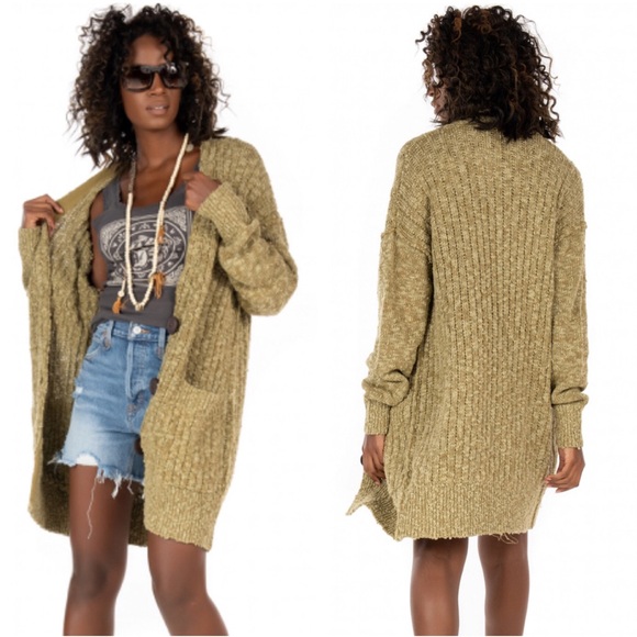 free people sunset drive slub cardigan